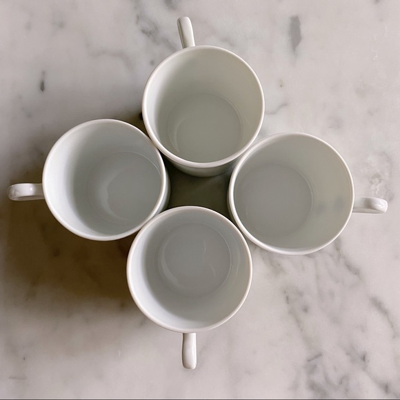 Richard Ginori | White Demitasse Espresso Cups - Set of 4 - Picture 2 of 6